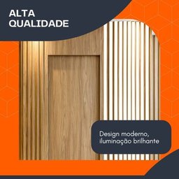 Perfil de Led Sobrepor Slim Kit 10 - 2 Metros, Dourado - 2