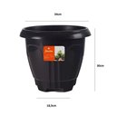 Ver imagem 5 de Vaso de Planta Grande Floreira Decorativo 15,5L Gigante Plantar Flores Casa Varanda Entrada Jardim P