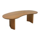 Ver imagem 1 de Mesa de Jantar Milano Bases L 8 Lugares Orgânico Laminado Cinamomo 240cm