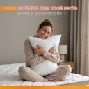 Ver imagem 7 de Cama Box Baú Colchão Casal Queen Molas Ensacadas Real 158x198x68cm Branco / Bege Inducol