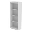 Ver imagem 4 de Conjunto Mesa para Computador com 3 Armários para Escritório Branco - Fdecor