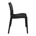 Ver imagem 3 de Cadeira Gruvyer para Sala Quintal Varanda Gourmet Cor Preta Preto