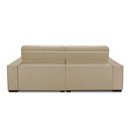 Ver imagem 5 de Sofa Retratil Reclinavel 2 Lugares 2,40 Vitória Veludo Bege Lansofbr