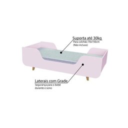 Mini Cama Tim Tim CB003 - Rosa - 3