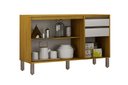 Ver imagem 2 de Balcão 3 Portas 2 Gavetas e Divisor de Talheres para Cozinha Eduarda Plus Cinamomo/Off White