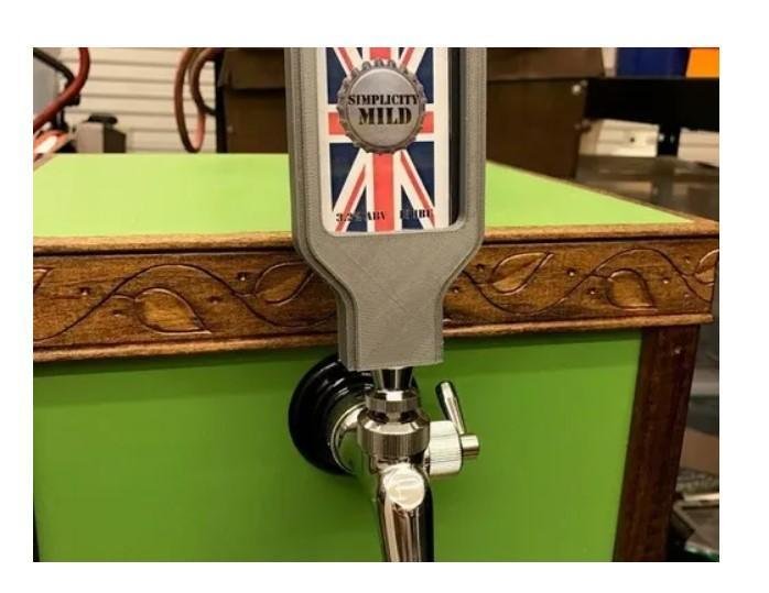 Manopla Tap Handle Chopeira Personalizada Encaixe Perfeito - 2