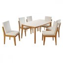 Ver imagem 2 de Conjunto Mesa Condessa 160x90 6 Cadeiras Lady