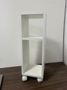 Ver imagem 4 de Mesa de Cabeceira Branco Mesinha de Apoio com Rodas 60x20x20