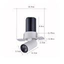 Ver imagem 5 de Spot de Embutir Nordecor Aiva Retrátil No-frame Redondo Led Alto Irc 97 7w Bivolt