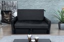 Ver imagem 1 de Poltrona Cama Zoe Confortável + Baú para Sala de Espera - Veludo:preto