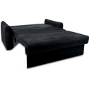 Ver imagem 3 de Poltrona Cama Zoe Confortável + Baú para Sala de Espera - Veludo:preto