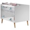 Berço Americano e Guarda Roupa Infantil Ludmila Branco Bétula - Carolina - 6