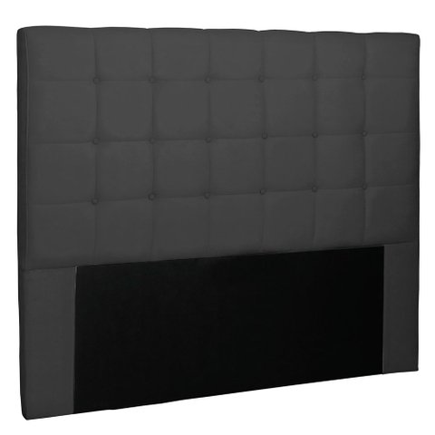 Cabeceira Solteiro 0,90m Verona Suede Preto - Pallazio