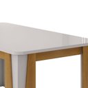 Ver imagem 4 de Mesa para Sala de Jantar 6 Lugares Opera Bege/Marromle/Off-White