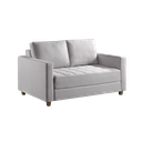 Ver imagem 2 de Sofá Cama Casal Marcele 2 Lugares 150cm Linho Pé de Madeira - Talento Móveis