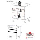 Ver imagem 5 de Balcão Cozinha para Cooktop 70cm 1 Porta 1 Gaveta Veneza Gw Multimóveis Branco