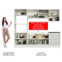 Ver imagem 6 de Armário de Cozinha Completa 100% MDF 250cm Frentes Branco Brilho Acordes Madesa 01