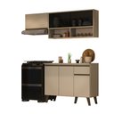 Ver imagem 3 de Armário de Cozinha Compacta Atlanta Kitch carraro Amêndoa