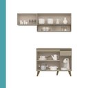 Ver imagem 6 de Armário de Cozinha Compacta Atlanta Kitch carraro Amêndoa