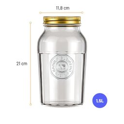 Pote Americano Vintage Grande - 1,5 Litros - 2