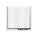 Ver imagem 1 de Janela Basculante Alumínio com Vidro Emborrachado 80x80cm Branco Allo Esquadrias