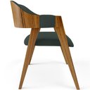 Ver imagem 6 de Cadeira para Sala de Jantar e Estar Living Estofada Suran L02 Suede Verde Musgo - Lyam Lyam Decor