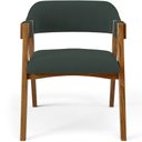 Ver imagem 3 de Cadeira para Sala de Jantar e Estar Living Estofada Suran L02 Suede Verde Musgo - Lyam Lyam Decor