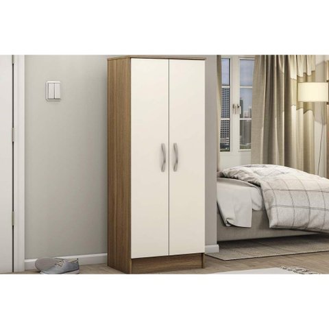 Armário Sapateira Quarto Viena C/ 2 Portas Amendola/off White - Demóbile