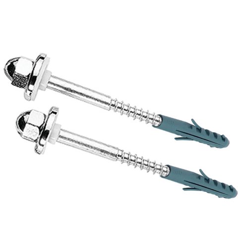 Kit com 2 Parafusos para Fixação de Tanque Aço 1020 Cromado 1/4" x 120mm - VPF950CWG - ESTEVES