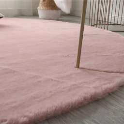 Tapete para Sala Felpudo Melody Rosa 1,40x2,00m Jolitex - 2