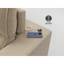 Ver imagem 4 de Sofá com Molas Ensacadas Retrátil e Reclinável Strike 2,40m Linhosoft com Carregador Usb -