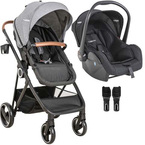 Carrinho de Bebe Moises Bebe Conforto Kiddo Cosmos Grafite
