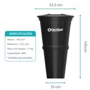 Ver imagem 3 de Kit Fossa Séptica Biodigestor Esgoto 750 Litros com Leito de Secagem 180 Litros Tecnipar