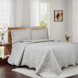 Colcha Matelassê - Ilusion Garden 3D - Solteiro - com Porta Travesseiro - Bege - Camesa - 1