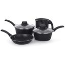 Ver imagem 1 de CONJUNTO DE PANELAS ESSENCIAL 4 PEÇAS PRETO