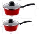 Ver imagem 3 de Conjunto de Panelas Essencial 4 Peças Vermelho