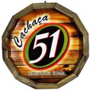 Ver imagem 1 de Quadro Tampa de Barril em Madeira Rústica – Cachaça 51