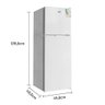 Geladeira Refrigerador Compacto Hq Defrost 150 Litros Hq-150rdf Branco 110v - 3