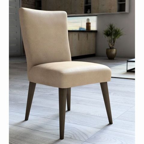 Capa para Cadeira - Luxo - Veludo - Champanhe - Adomes