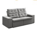 Ver imagem 1 de Apolo Estof Cancun 2,10 Retratil e Reclinavel Tc 611 - Grafite