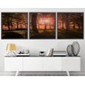 Quadro Decorativo 195x64cm Bosque Pickup Antinga Quarto Sala - 1