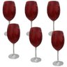 Jogo 6 taças vinho cristal Gastro 580ml 23,5cm vermelho Bohemia - 1