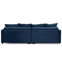 Ver imagem 7 de Sofá Retrátil e Reclinável 2,30m Mariah Veludo Azul Madelina Decor