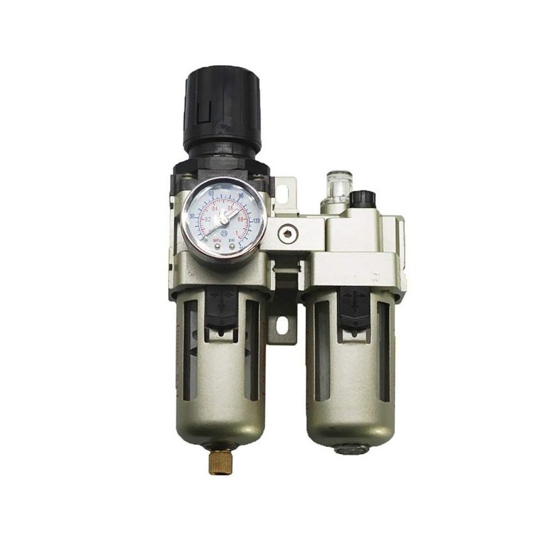 Filtro De Ar Regulador Lubrificador 3/8 Manômetro Compressor GT557 Lorben