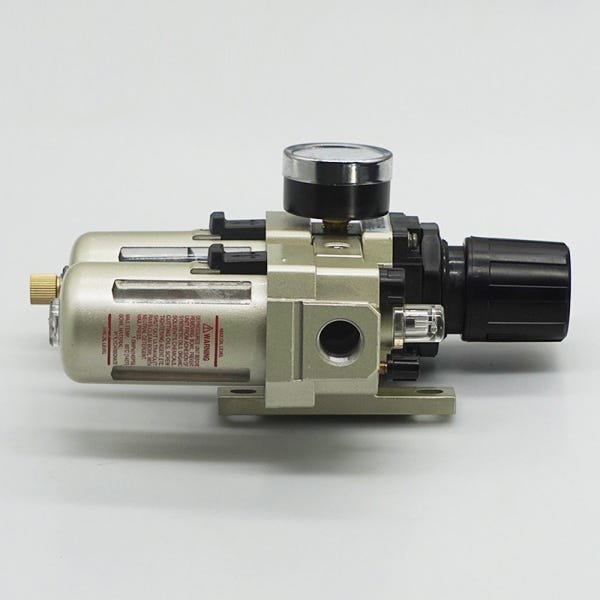Filtro De Ar Regulador Lubrificador 3/8 Manômetro Compressor GT557 Lorben - 3