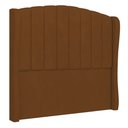 Ver imagem 1 de Cabeceira Casal Queen Cama Box 160cm Glenda I02 Veludo Terracota - Mpozenato