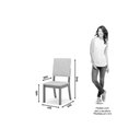 Ver imagem 5 de Sala de Jantar Completa Orus C/ Tampo Madeirado 120x80cm e 4 Cadeiras Milla Nature/off White - Linho