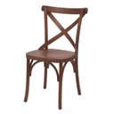 Ver imagem 2 de Kit 4 Cadeira De Jantar Katrina X Espanha Madeira Maciça Assento Anatômico - Pinhão