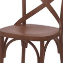 Ver imagem 5 de Kit 4 Cadeira De Jantar Katrina X Espanha Madeira Maciça Assento Anatômico - Pinhão