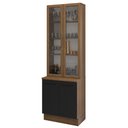 Ver imagem 3 de Kit Balcão + Cristaleira 70cm Rustic/preto Agata Madesa 01